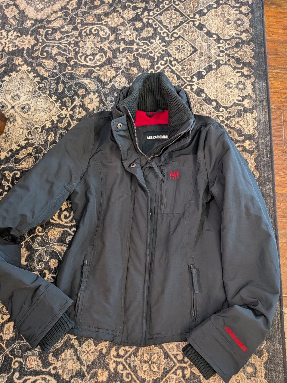 Women's Abercrombie & Fitch All-Weather Warrior Vintage Jacket Coat Sz S